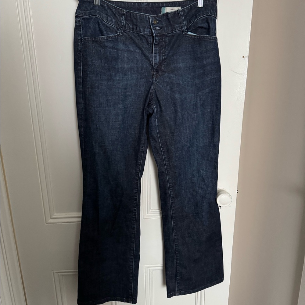 GAP Women's Dark Indigo Flare Jeans